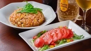 チャーハンとビール