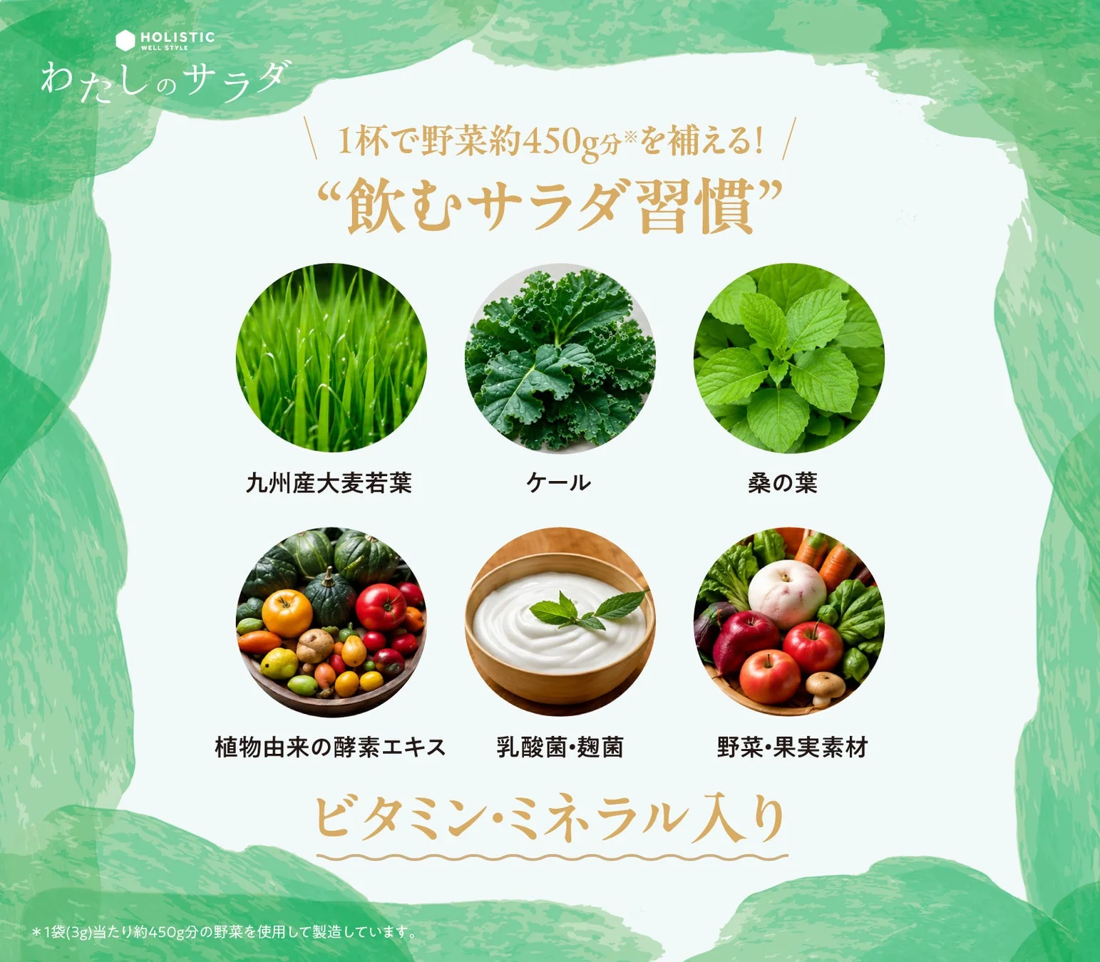 わたしのサラダの栄養成分