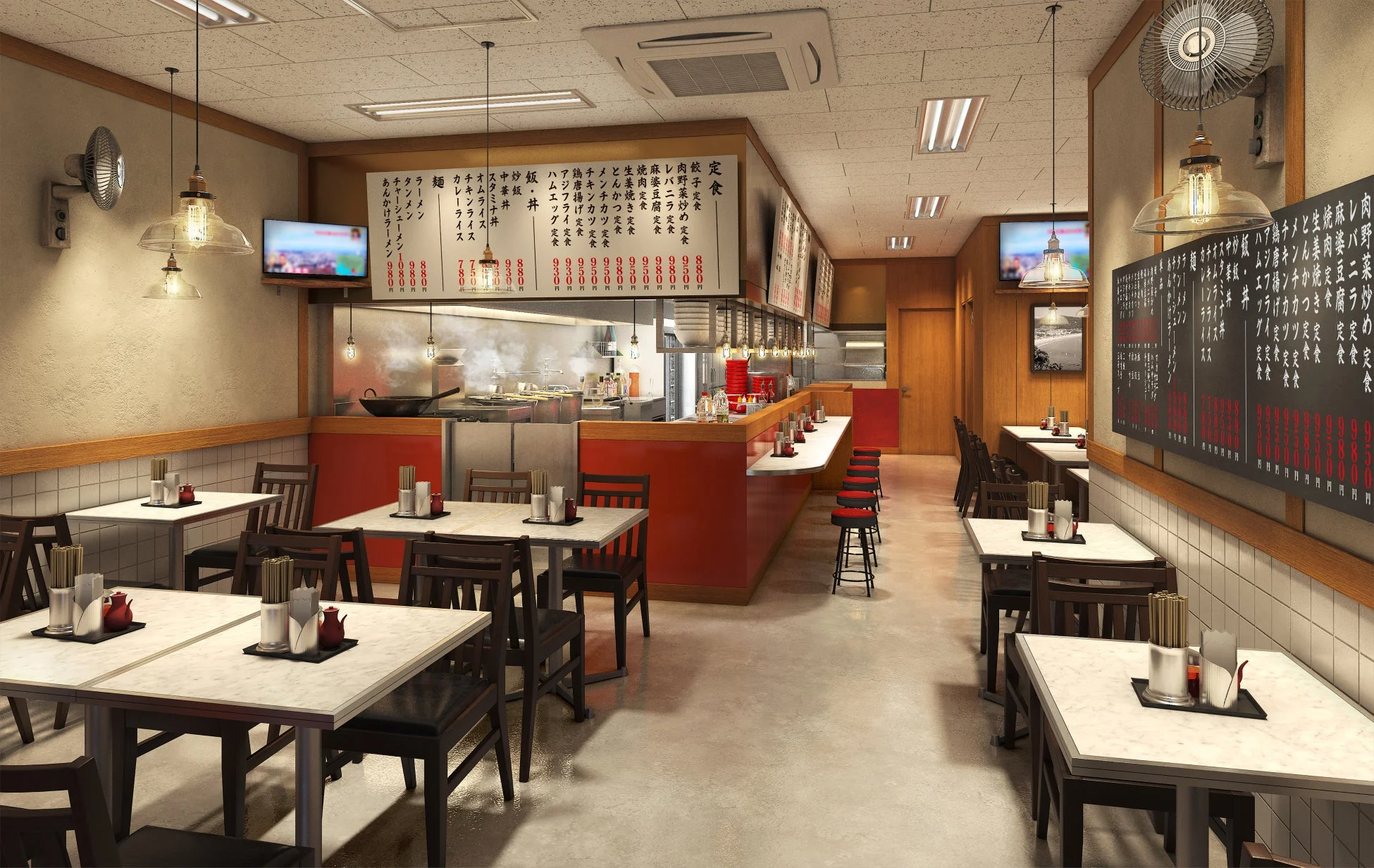 甘太郎食堂 店内風景