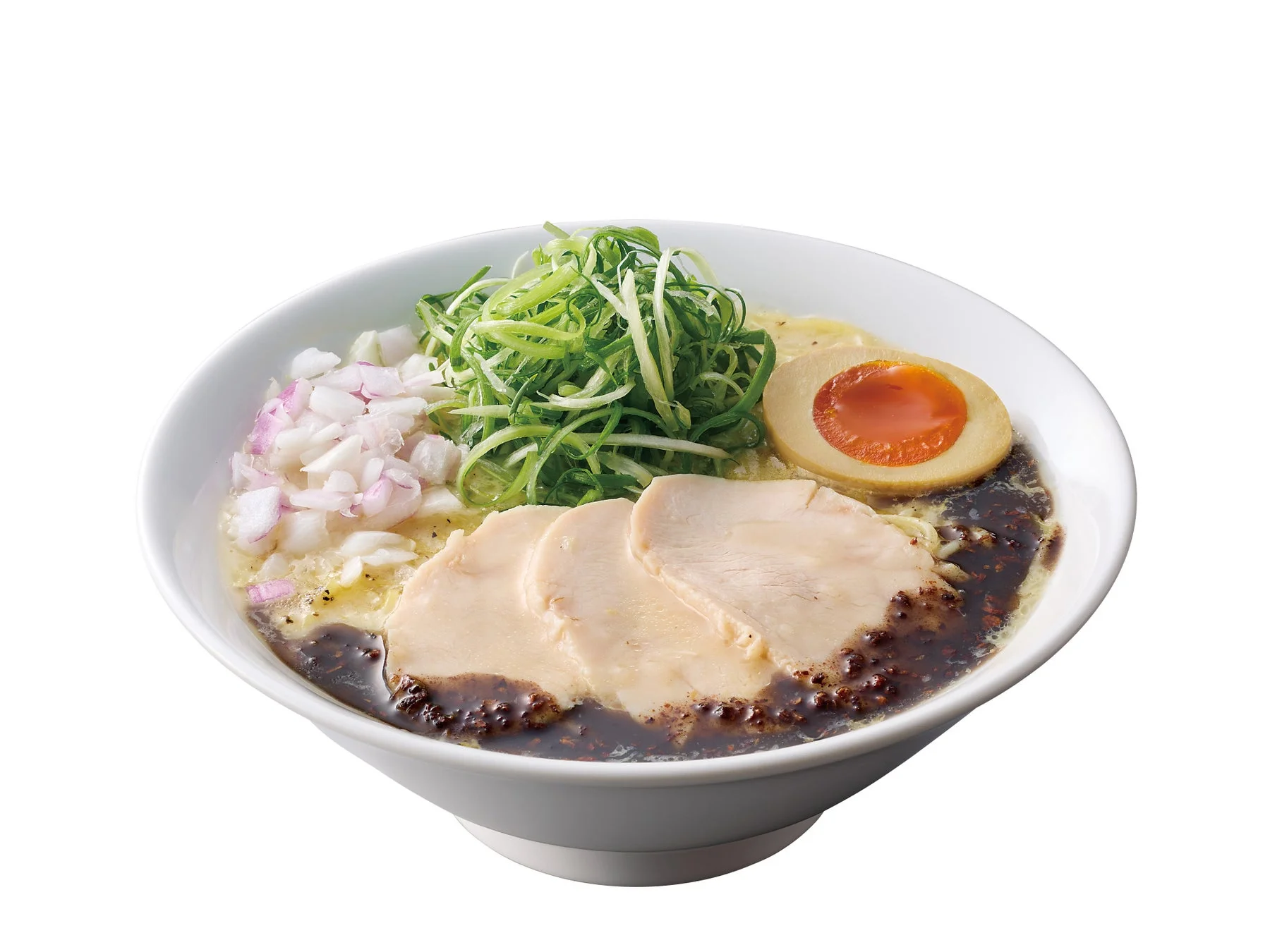 焦がし葱油 濃厚鶏白湯そば