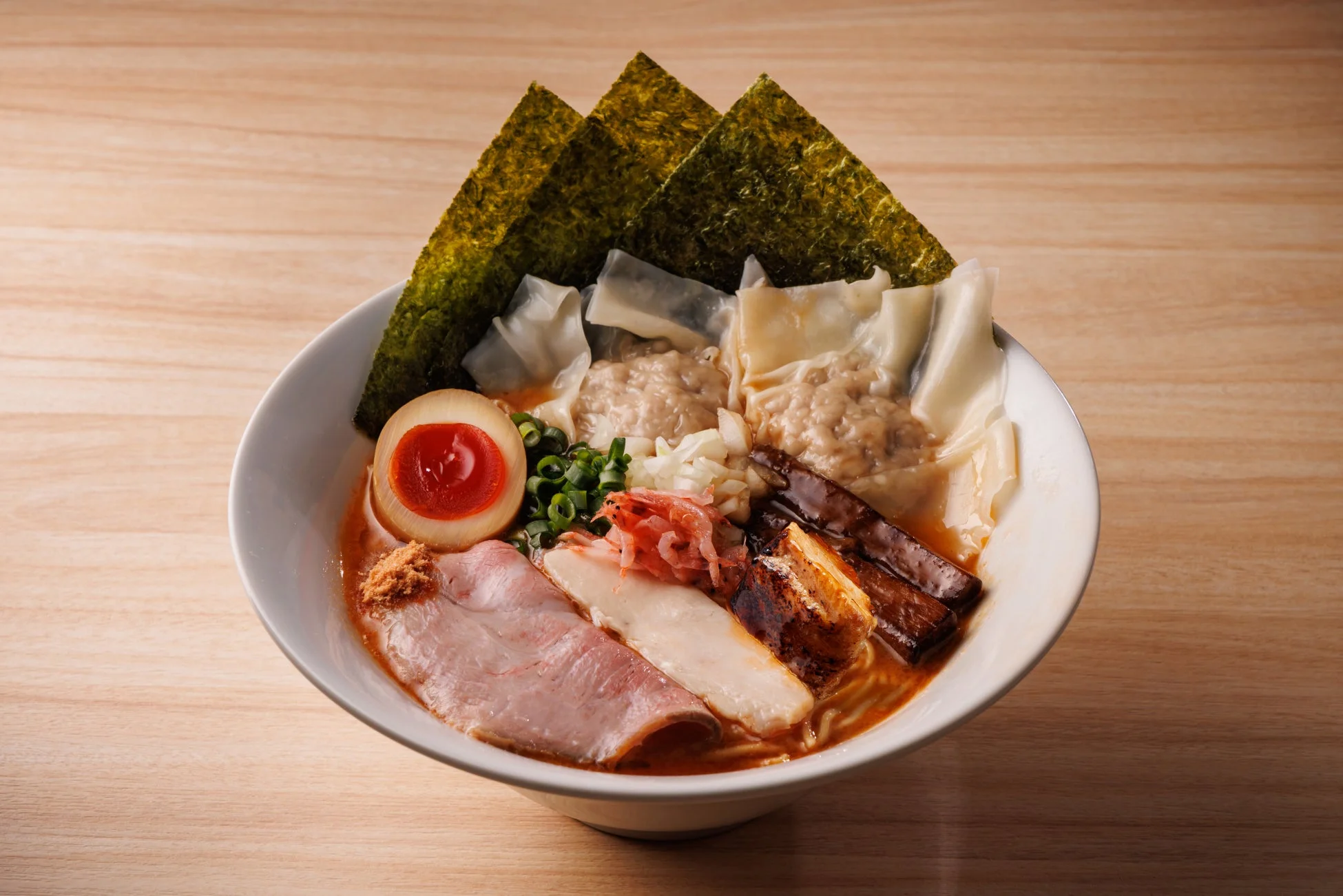 海老豚骨ラーメン一番軒のラーメン