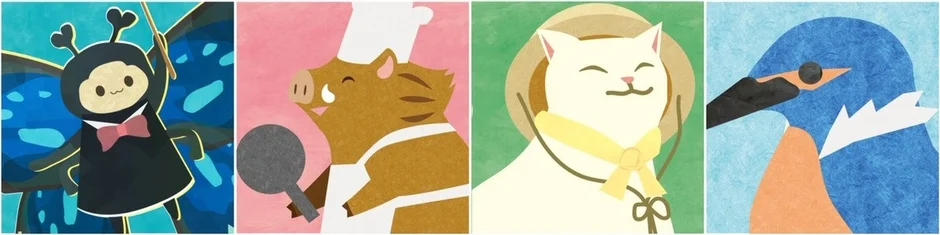 謎解きラリーに登場する可愛らしいキャラクターたち