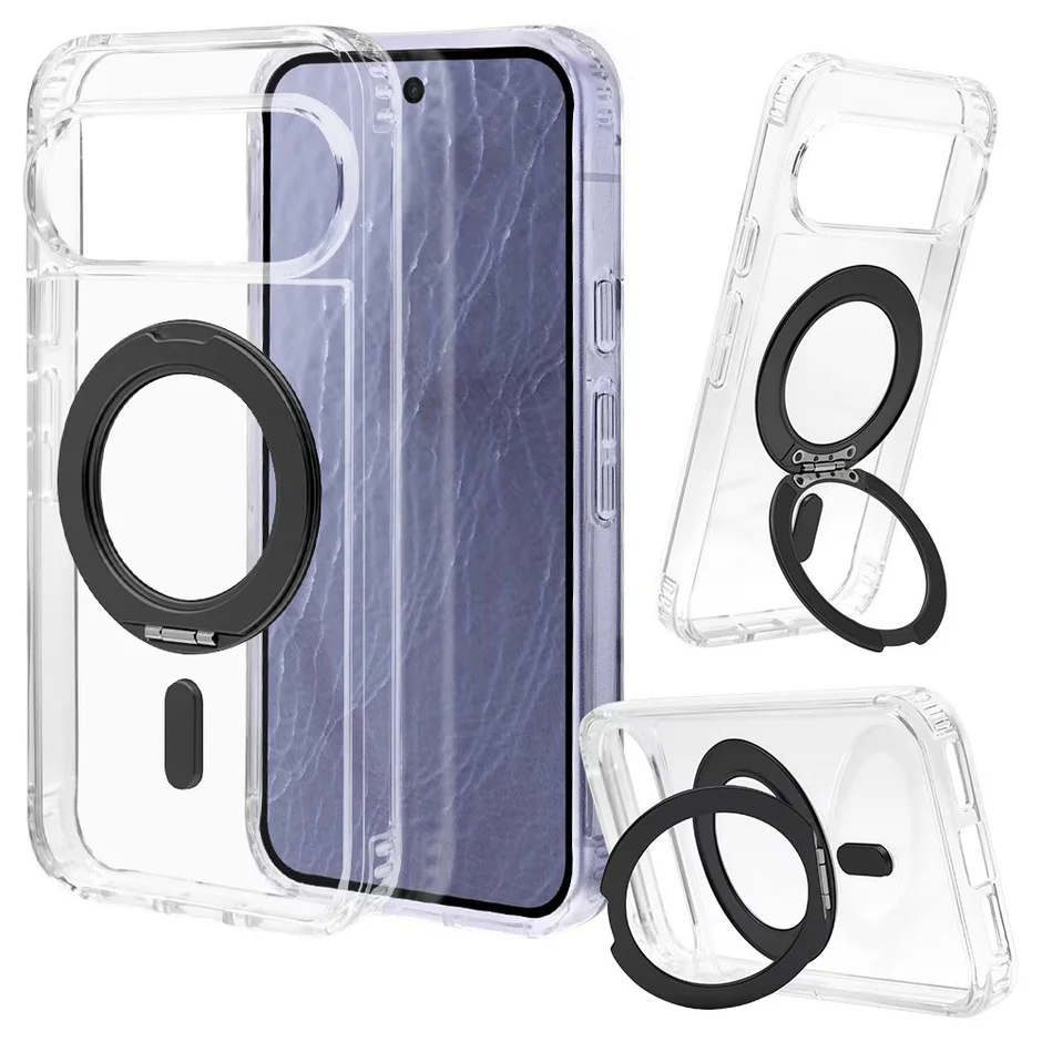 Google Pixel 11 ZeroSafeケース クリア/ブラックリング