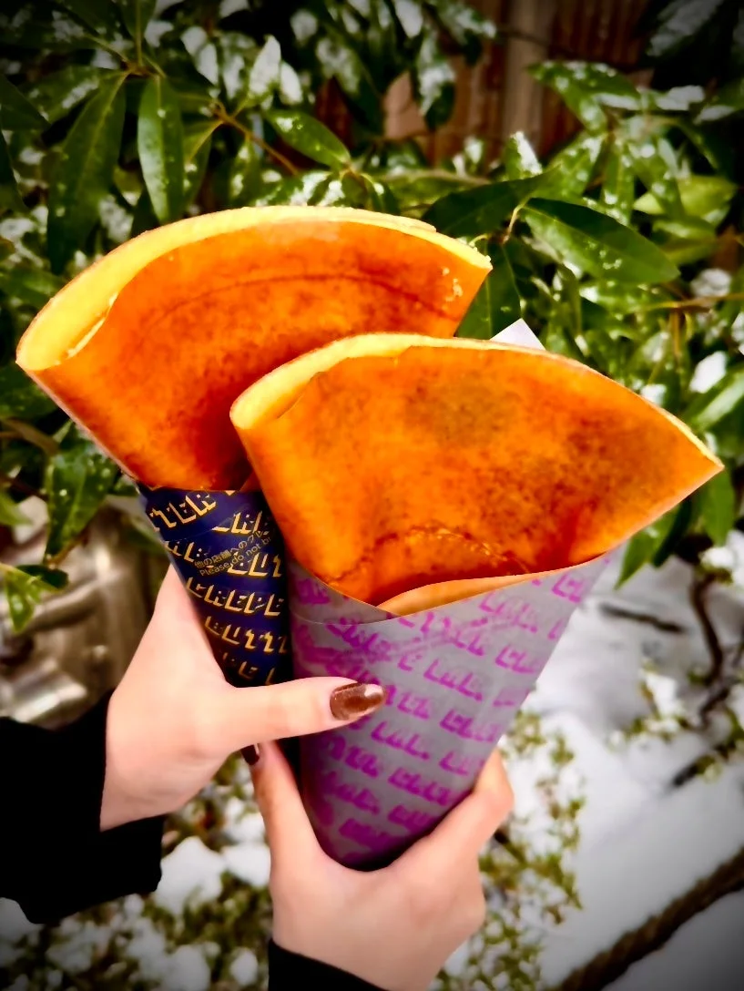 お芋のあんバタークレープ