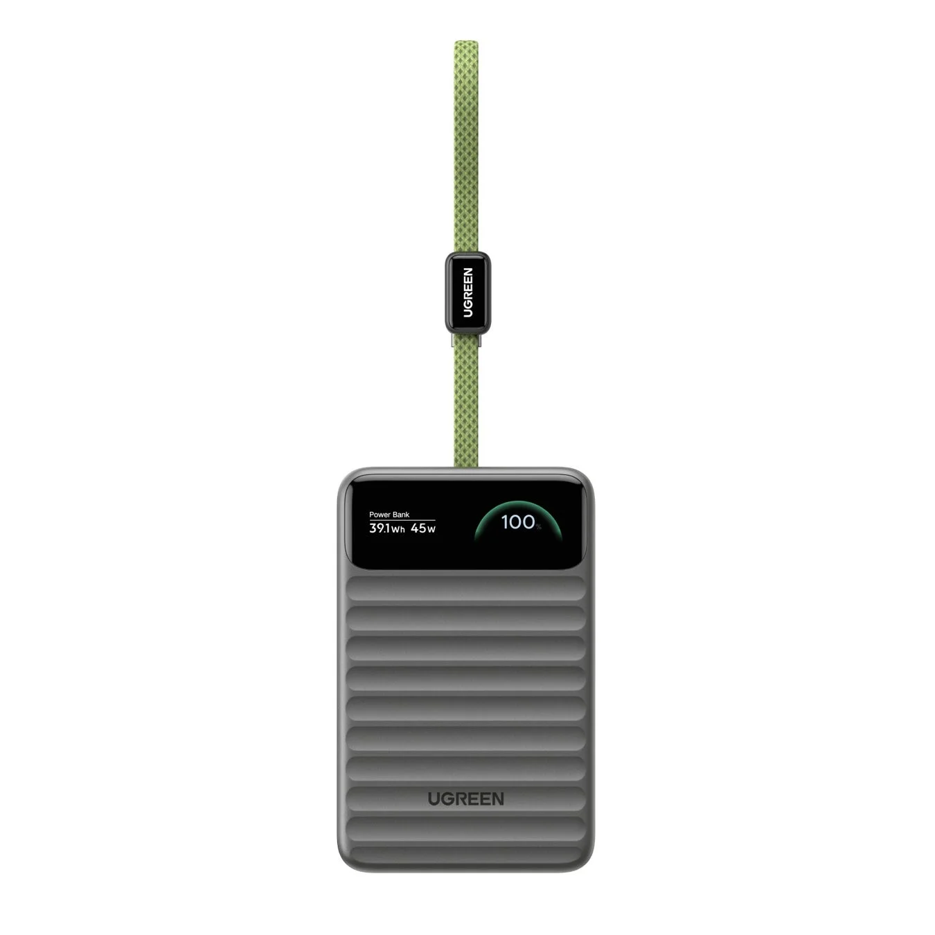 UGREEN Nexode Wavy モバイルバッテリー(緑ストラップ)