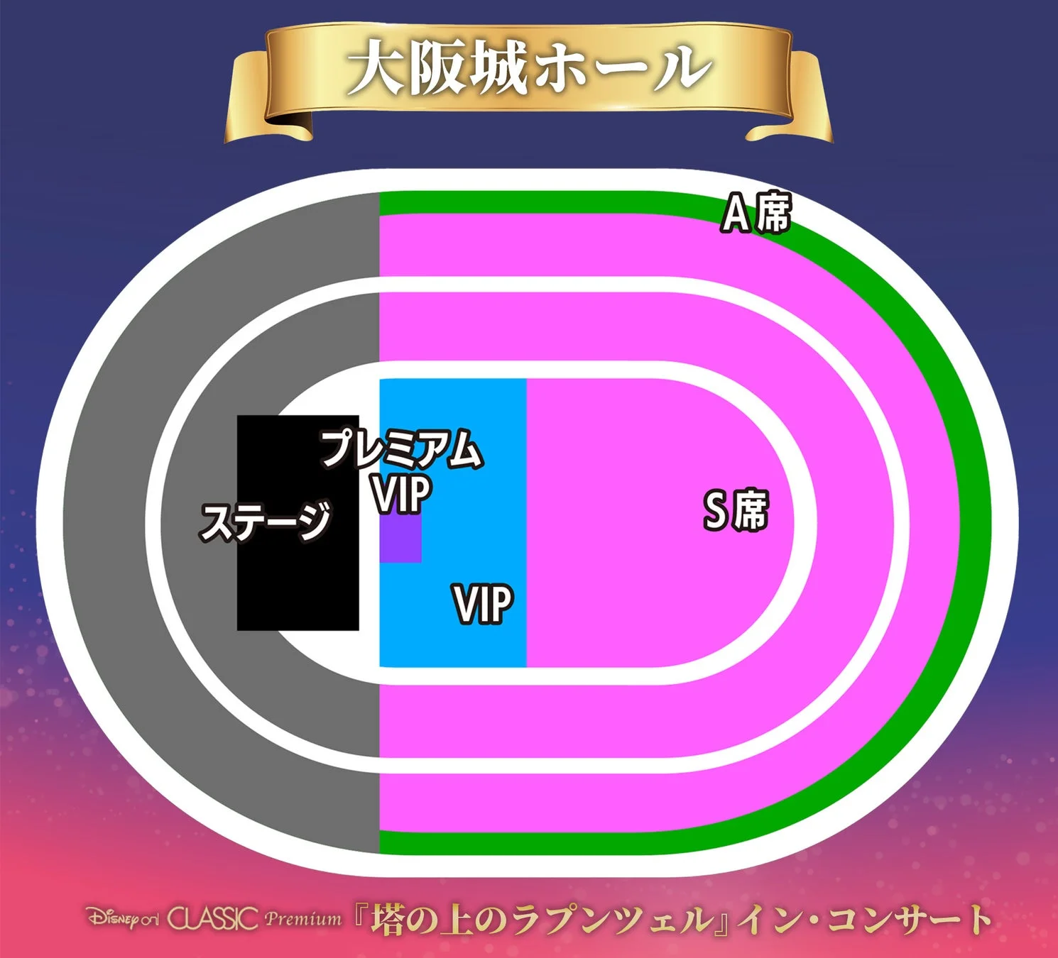 大阪城ホール座席表