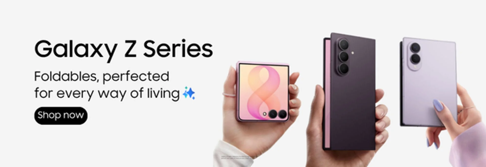Galaxy Zシリーズの折りたたみスマートフォン
