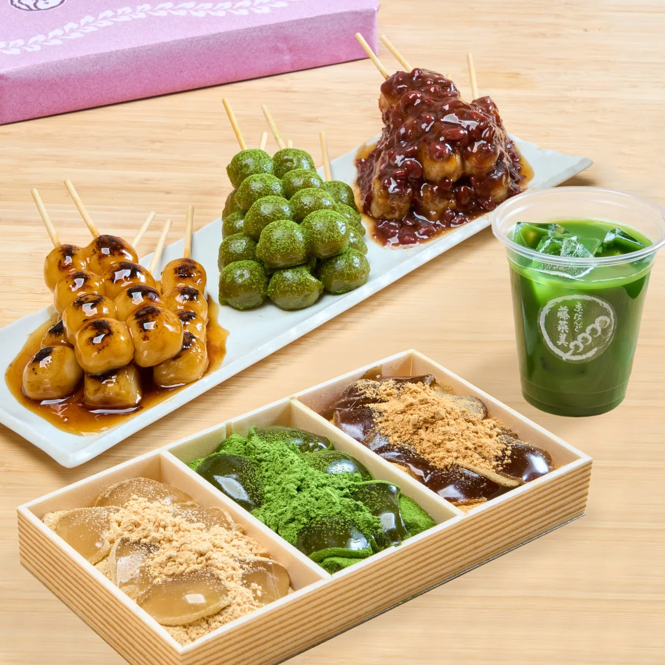 京だんご 藤菜美の京だんごとわらび餅