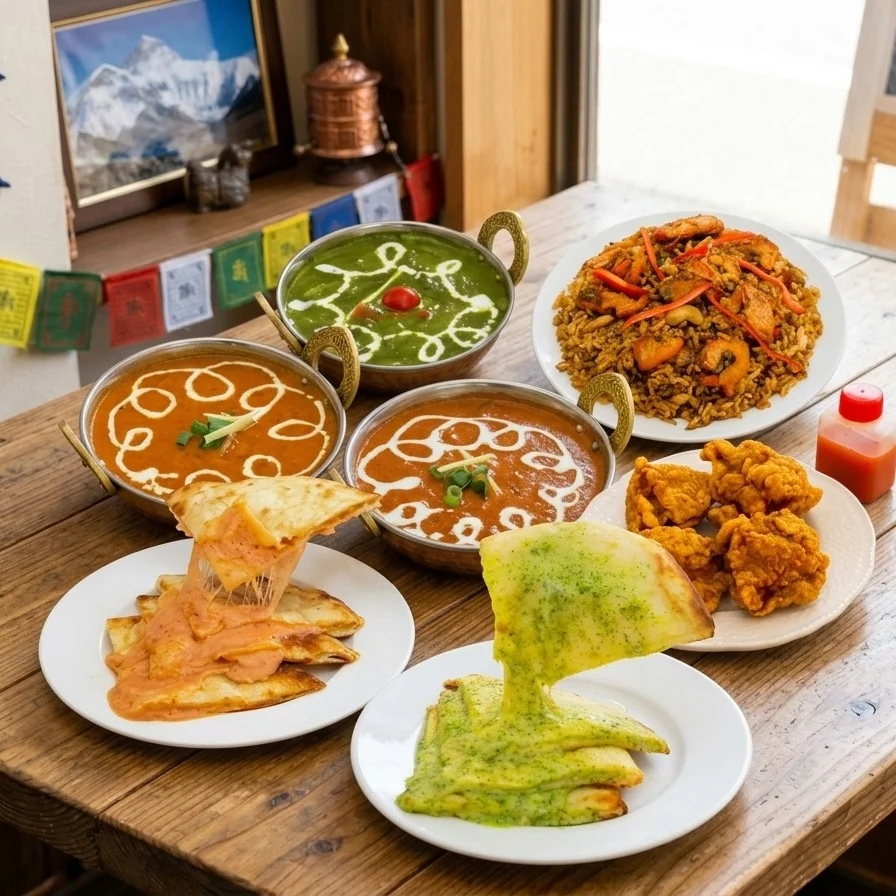 インド・ネパール料理の数々