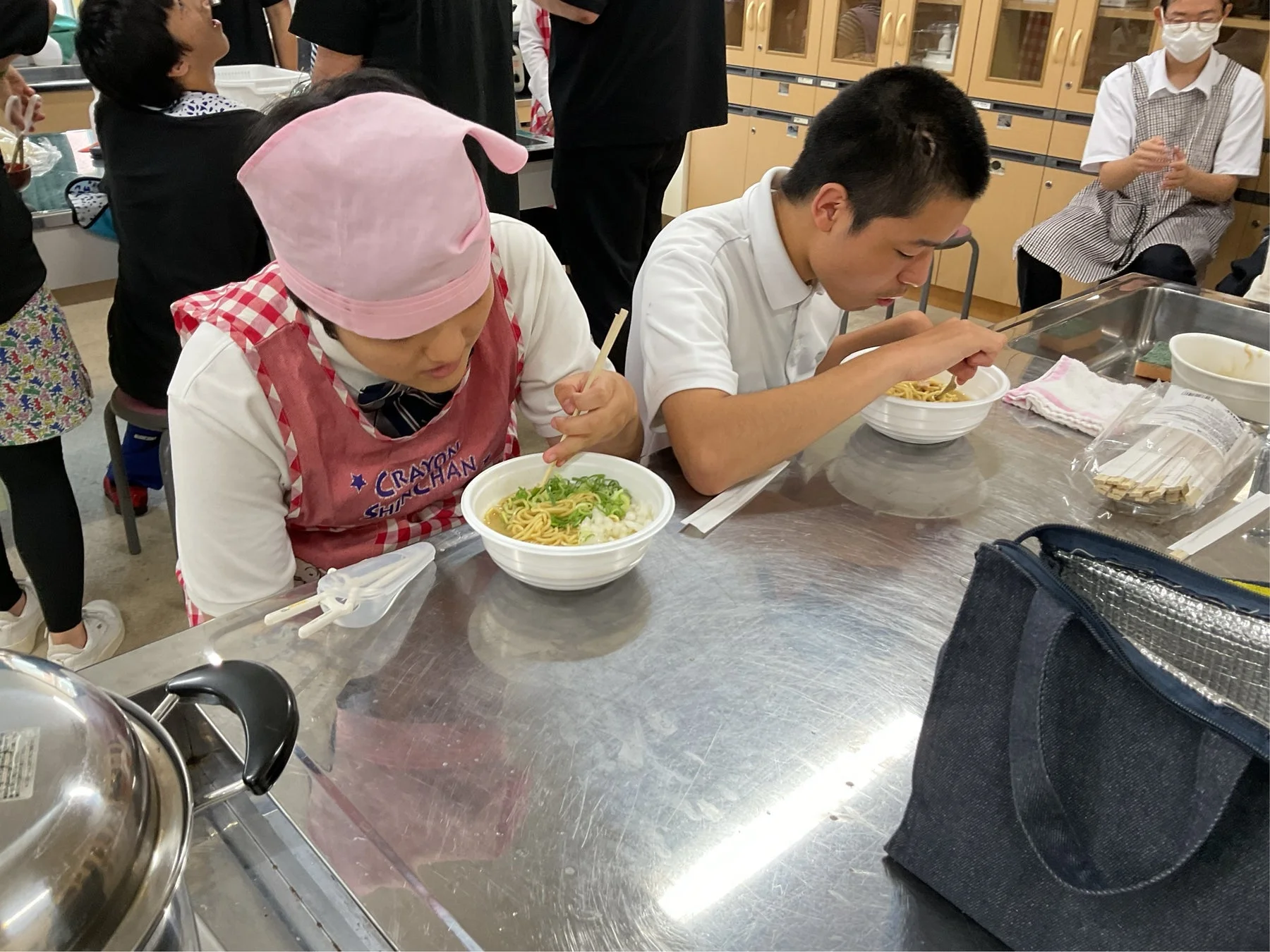 試食の様子