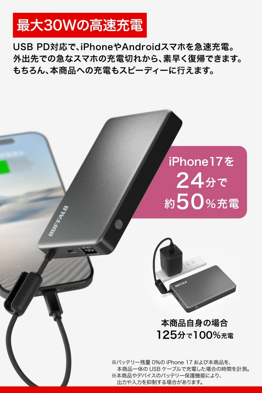 高速充電性能