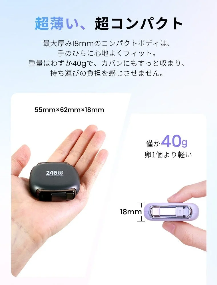 超薄型・超コンパクトなデザイン