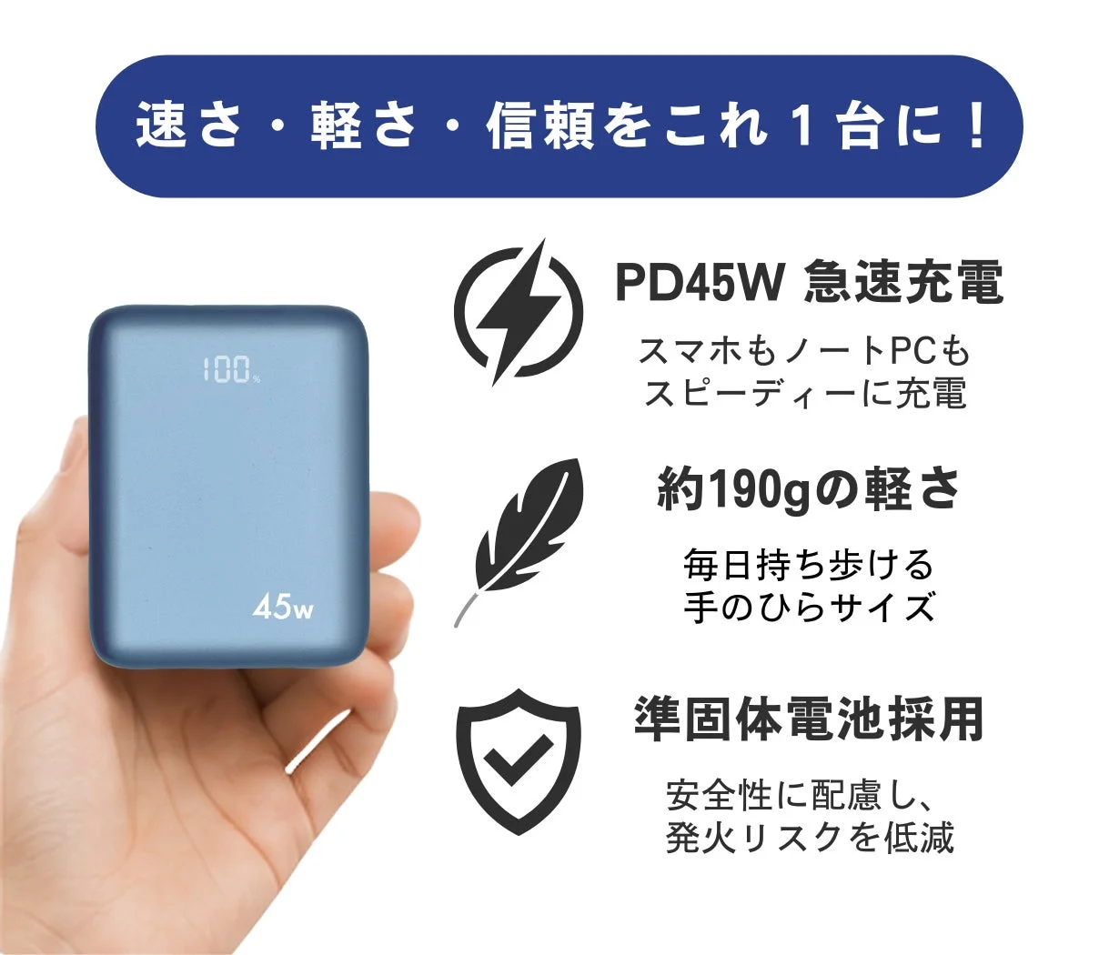速さ・軽さ・信頼をこれ1台に!