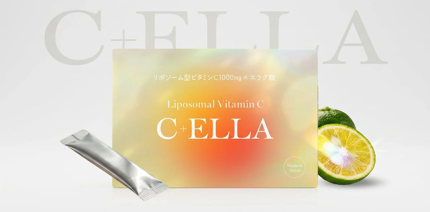 C+ELLA リポソーム型ビタミンC1000mg × エラグ酸