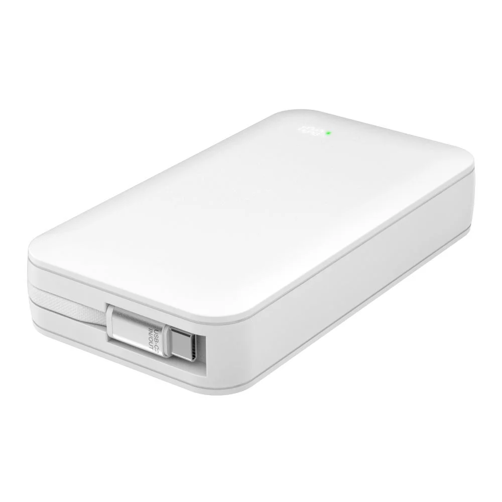 PD67W 準固体電池モバイルバッテリー 15000mAh ホワイト