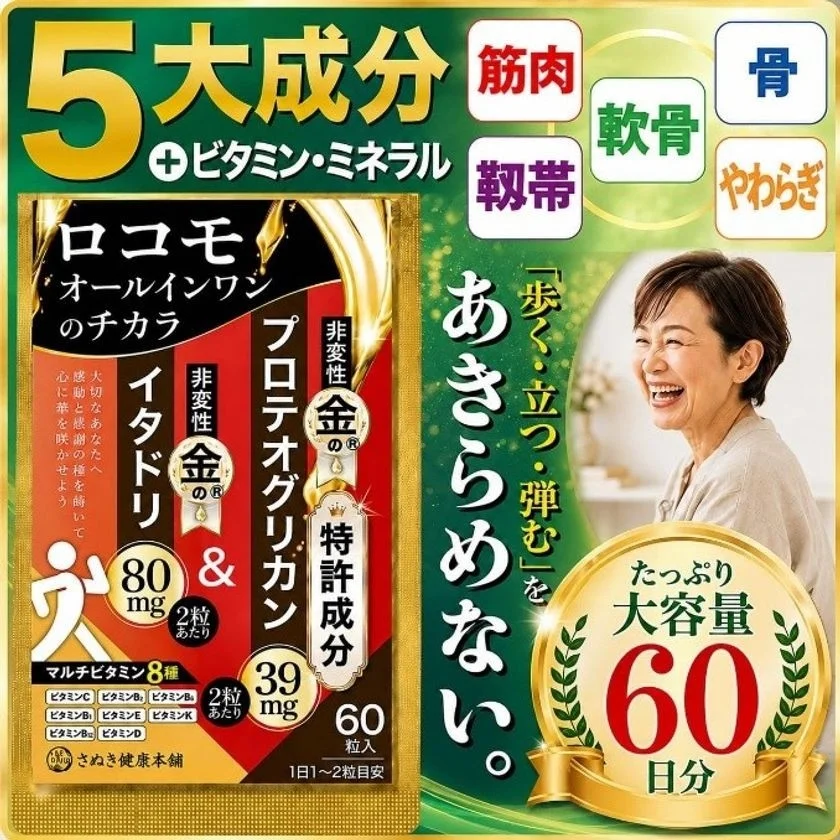 ロコモ オールインワンのチカラのパッケージ