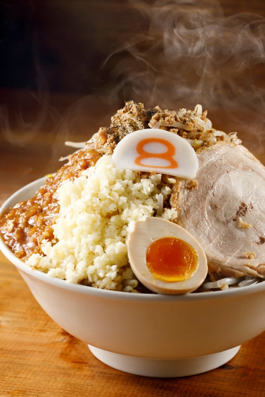 麺のボリュームアップ
