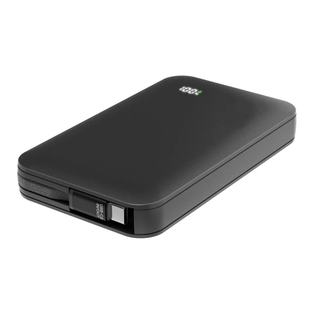PD45W 準固体電池モバイルバッテリー 10000mAh ブラック
