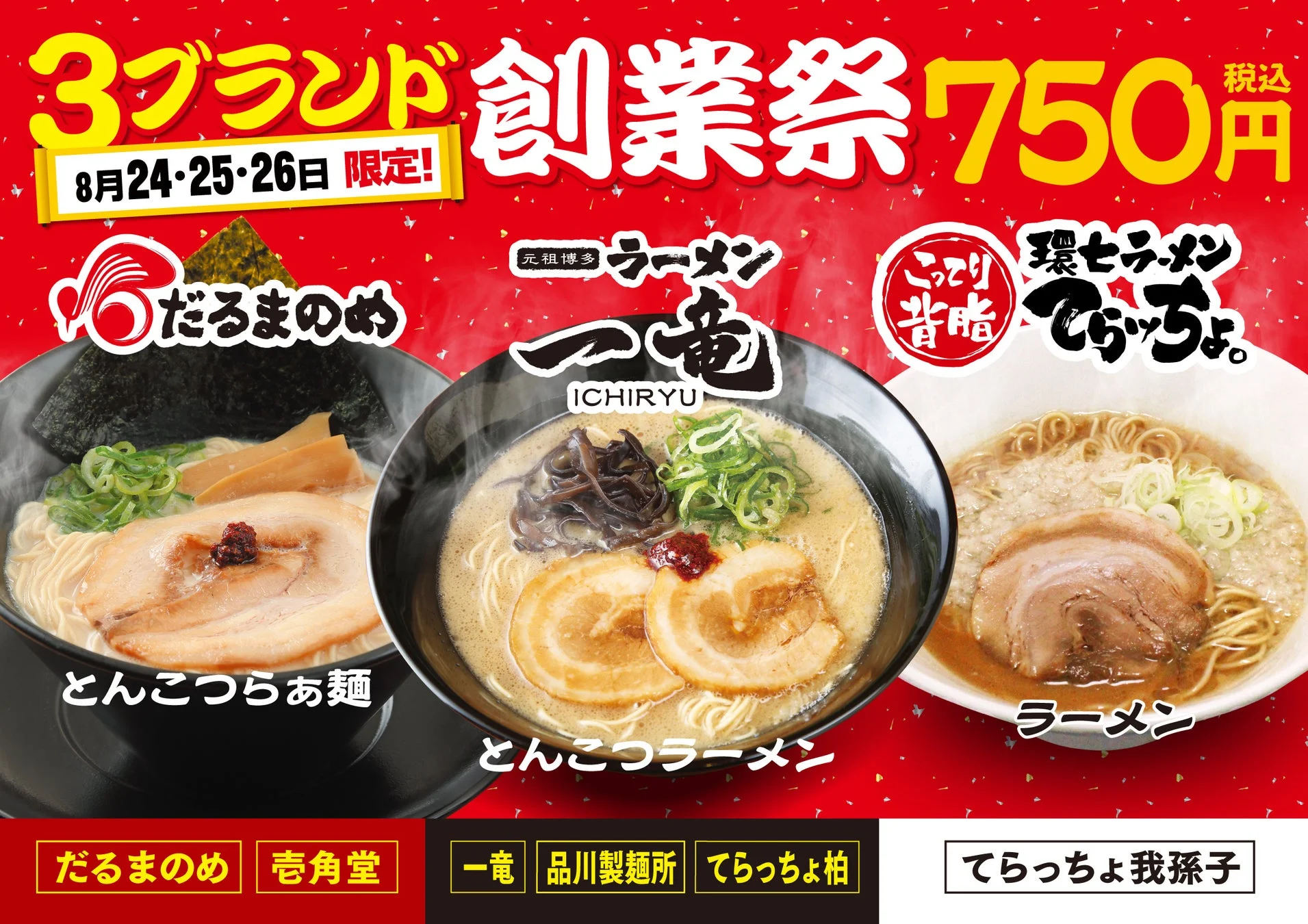 創業祭告知ポスター