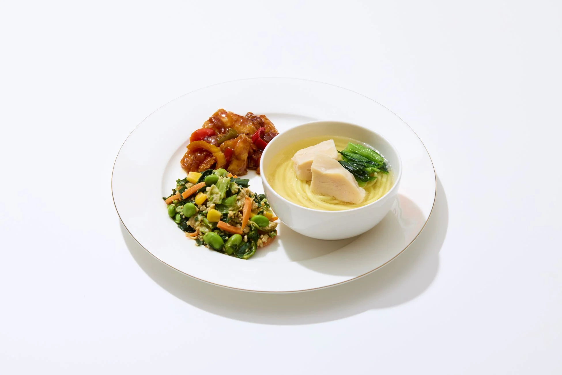 ラーメンと副菜のセット