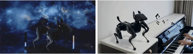 音楽に合わせて踊るSirius
