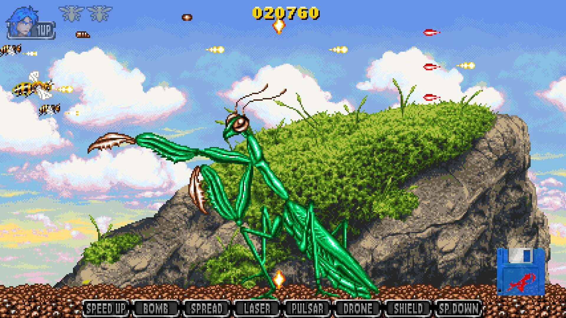 カマキリボス戦