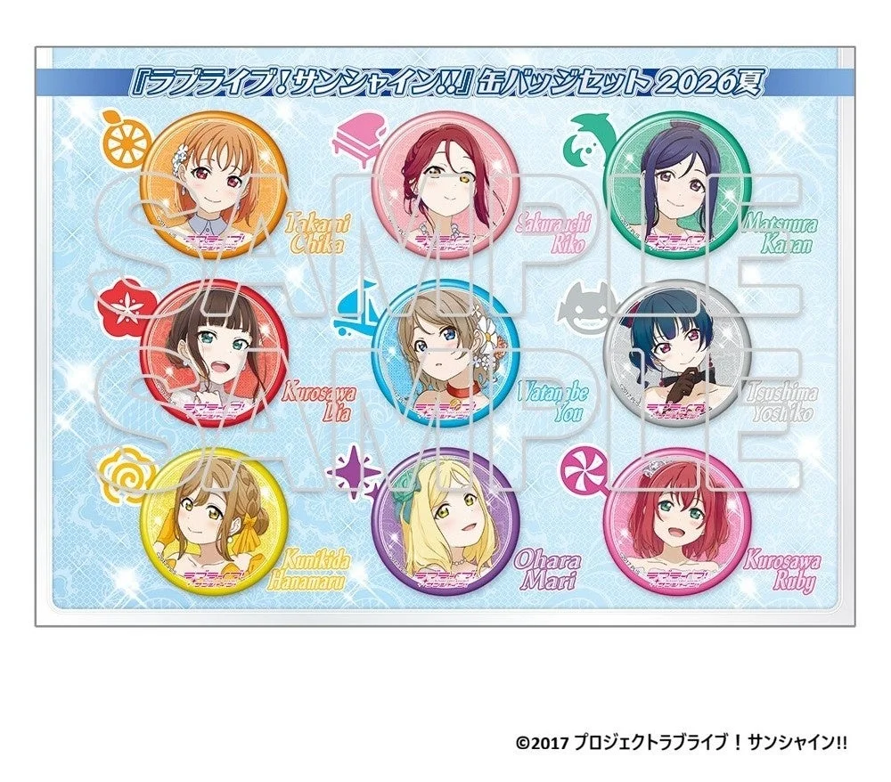 ラブライブ!サンシャイン!!缶バッジセット