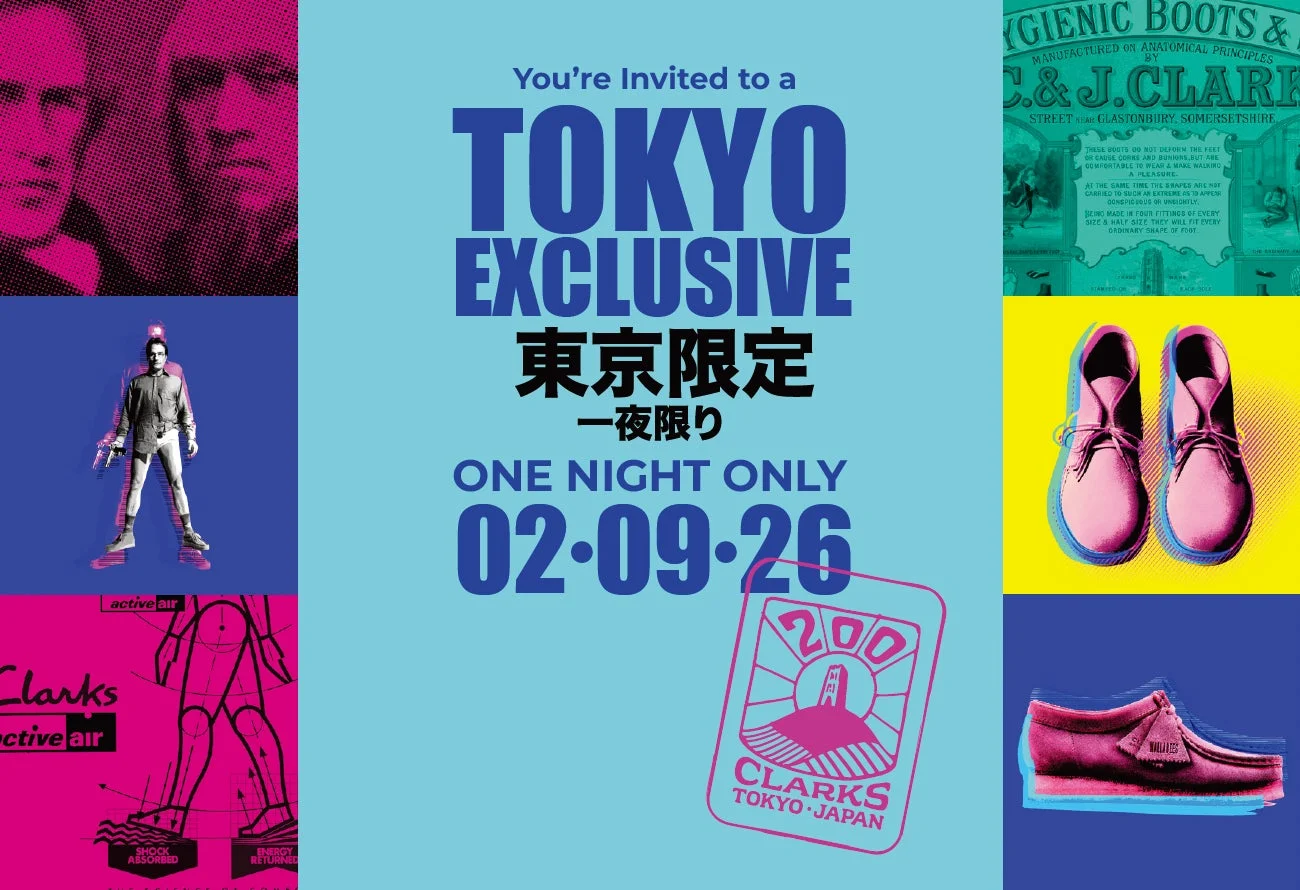 クラークス200周年イベント告知ポスター
