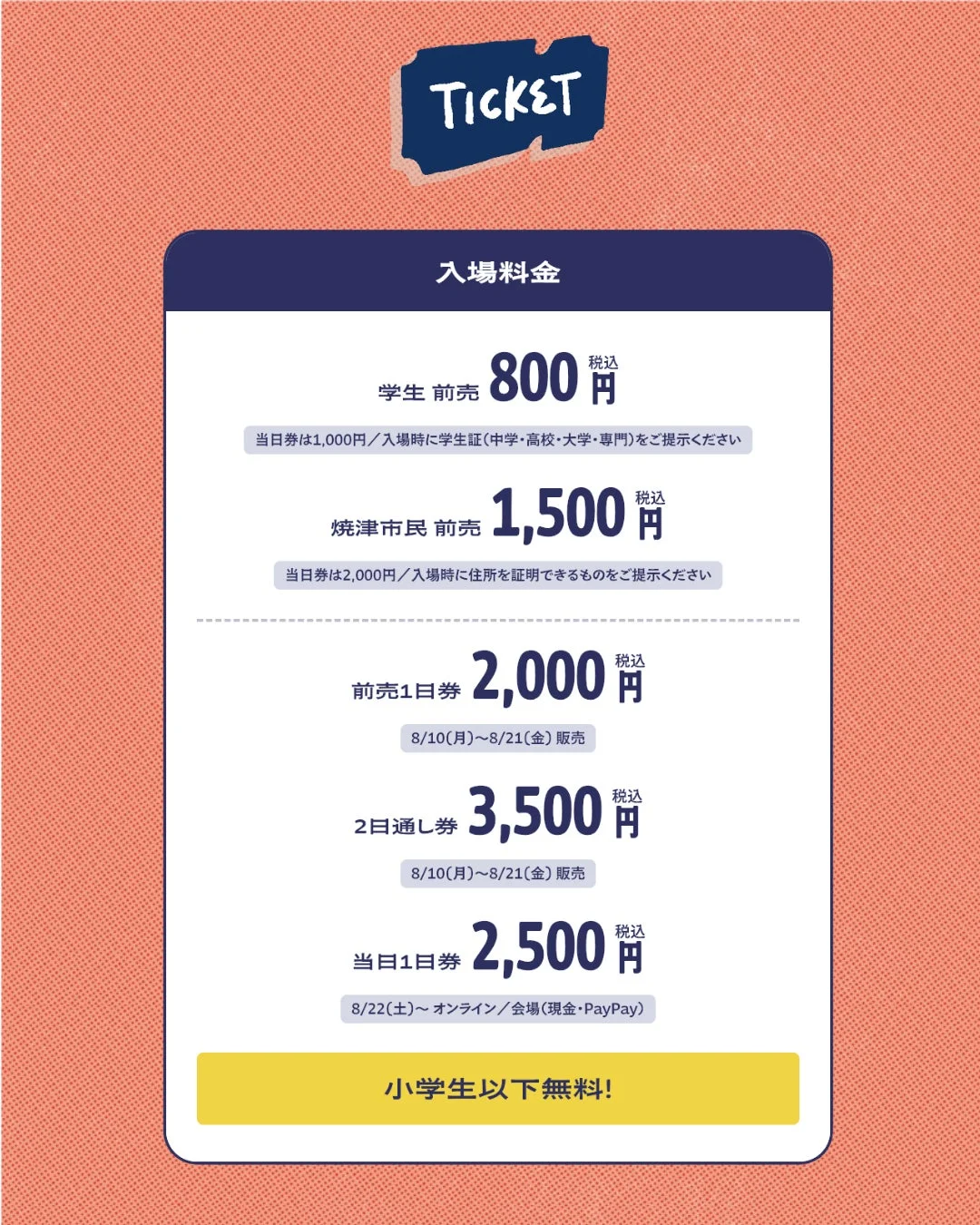 チケット料金