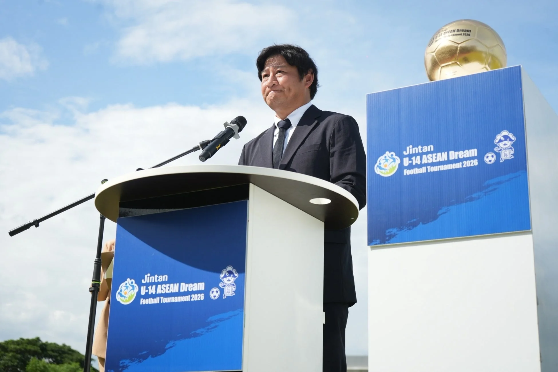 Jintan U-14 ASEAN Dream Football Tournament 2026 スピーチ