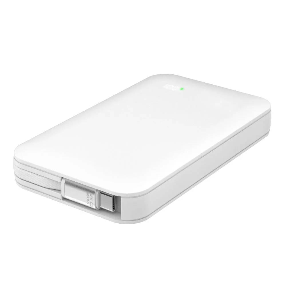 PD45W 準固体電池モバイルバッテリー 10000mAh ホワイト