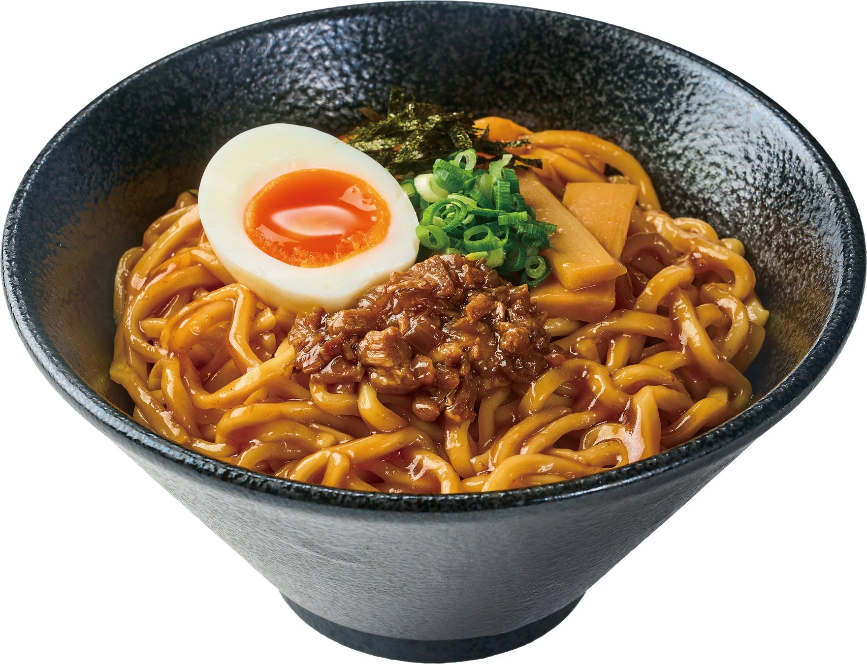 東京 やみつきコク旨油そばの素 盛り付け例