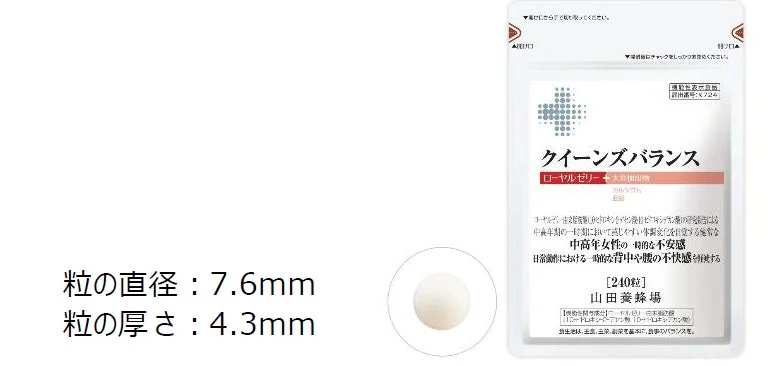 クイーンズバランス 商品パッケージ