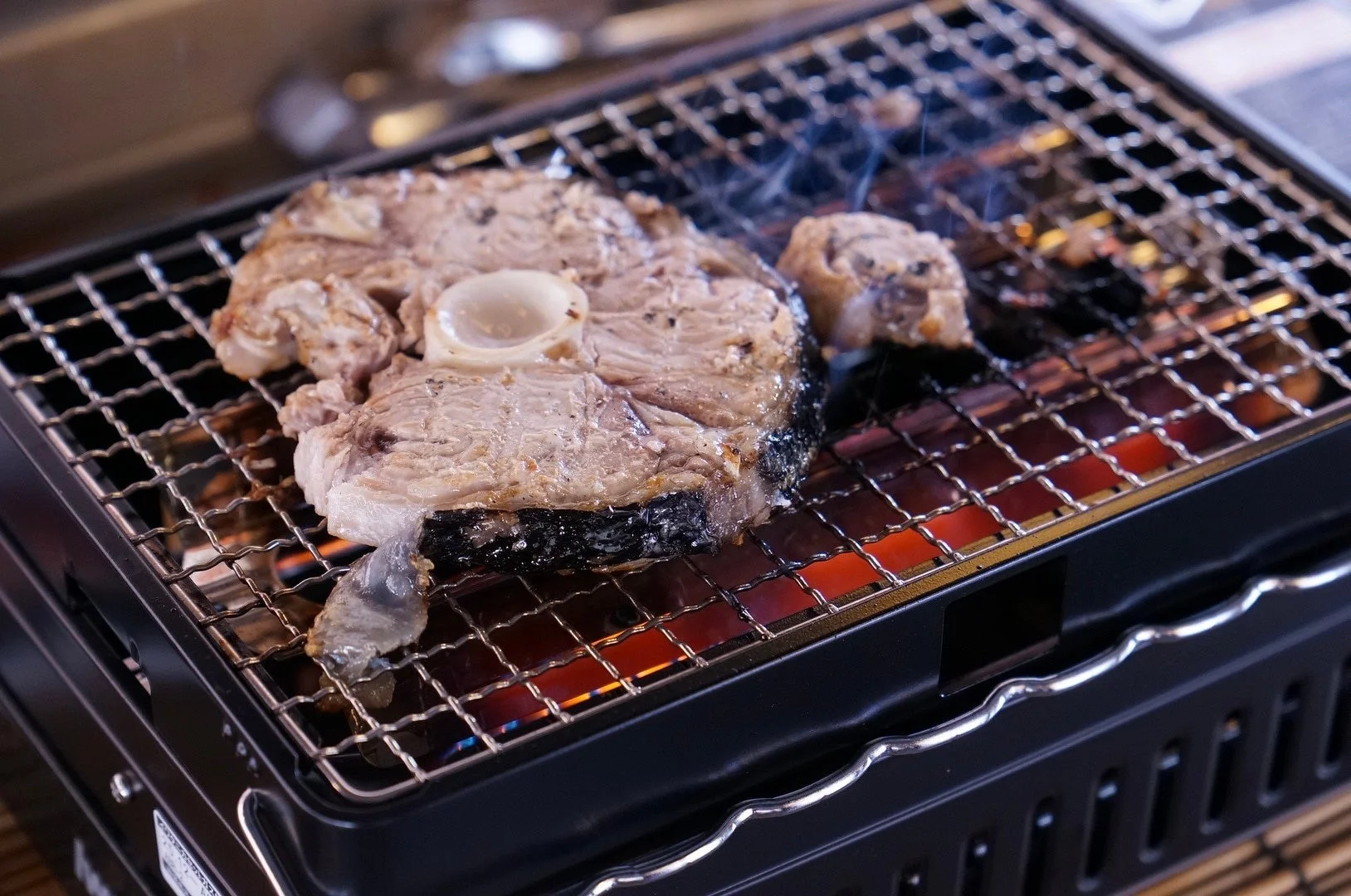 浜焼きの様子