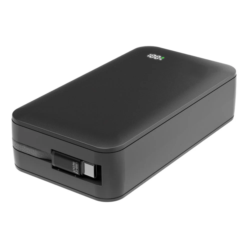 PD67W 準固体電池モバイルバッテリー 20000mAh ブラック