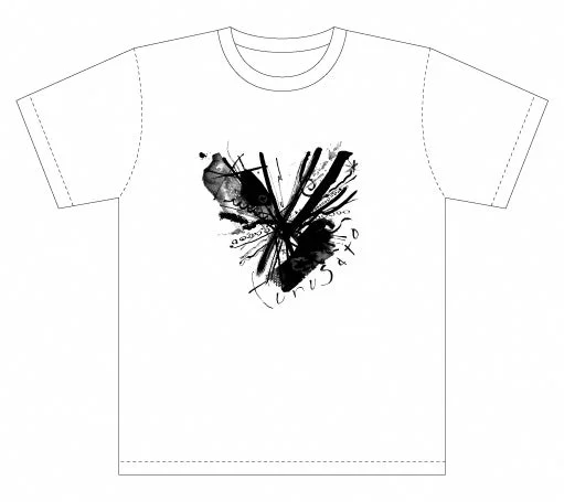 チャリティTシャツデザイン例（墨絵風）