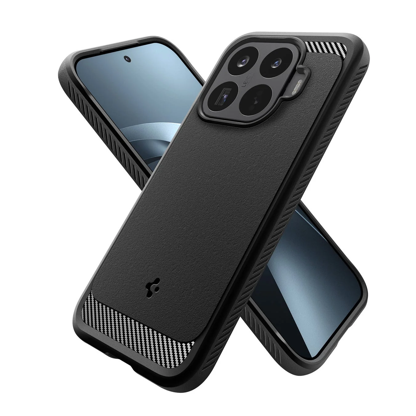 スマートフォンケース、Spigen、カーボンファイバー