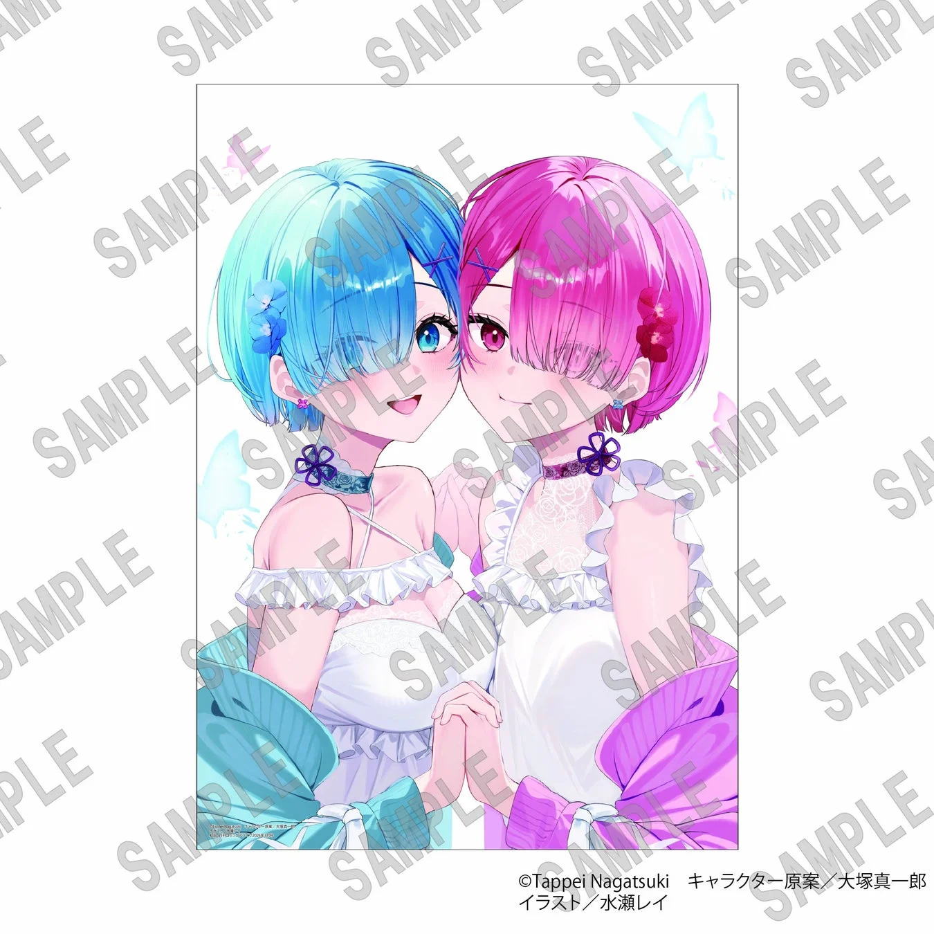 Re:ゼロから始める異世界生活 B2タペストリー ラム&レム 2