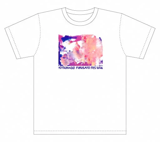 チャリティTシャツデザイン例（カラフルアート）