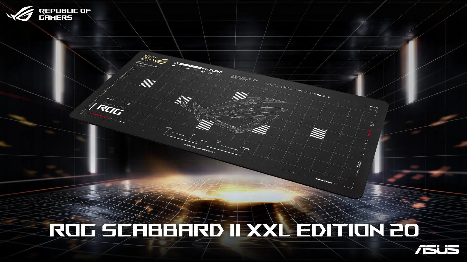 ROG SCABBARD II XXL EDITION 20 ゲーミングマウスパッド