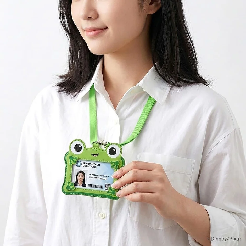 女性が着用している様子