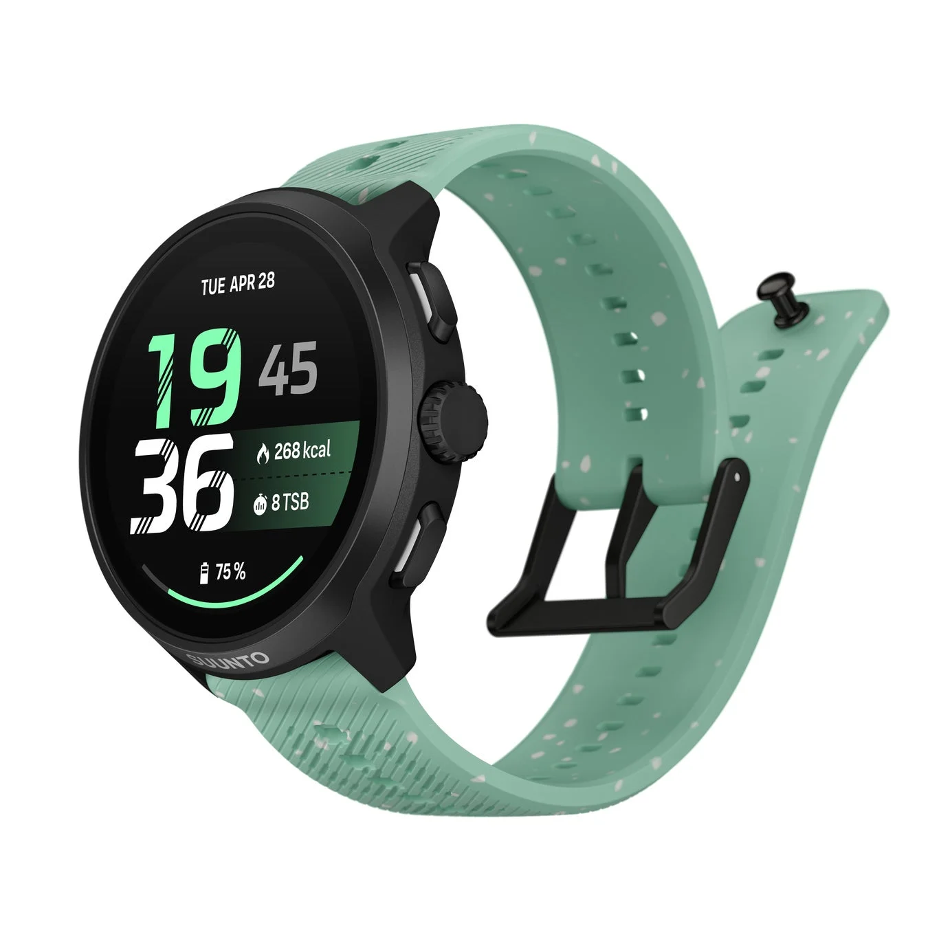 ミントグリーンのSuuntoスマートウォッチ