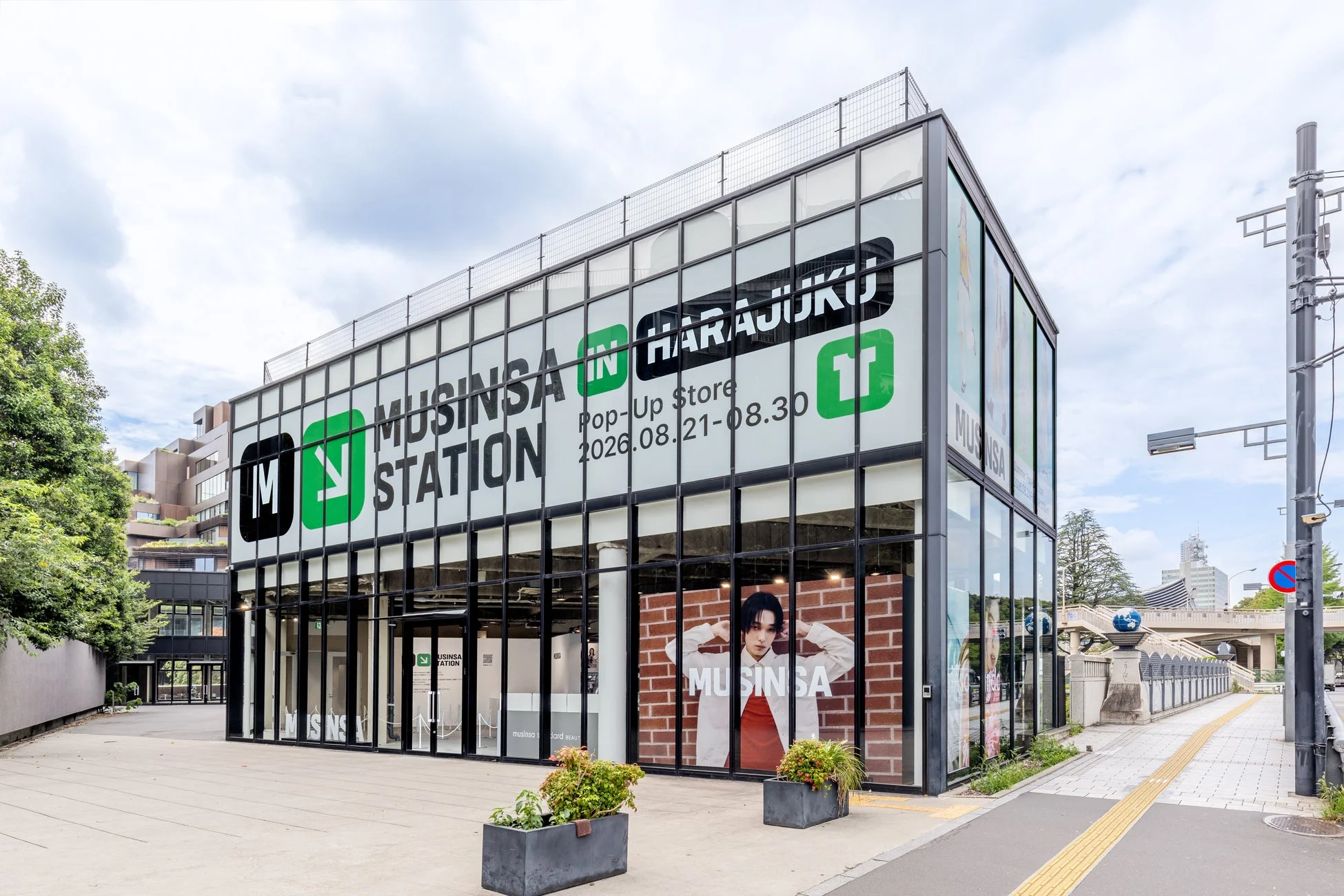 原宿ポップアップストアの外観