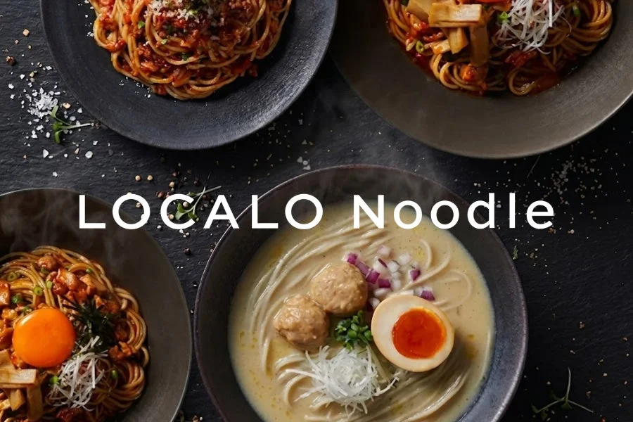 LOCALO Noodleの様々な麺料理