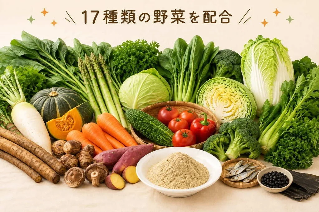17種類の野菜の画像