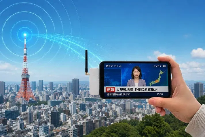 地デジ視聴の様子