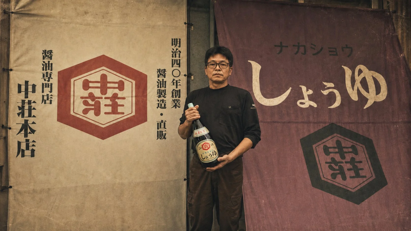 明治40年創業の醤油専門店「中荘本店」