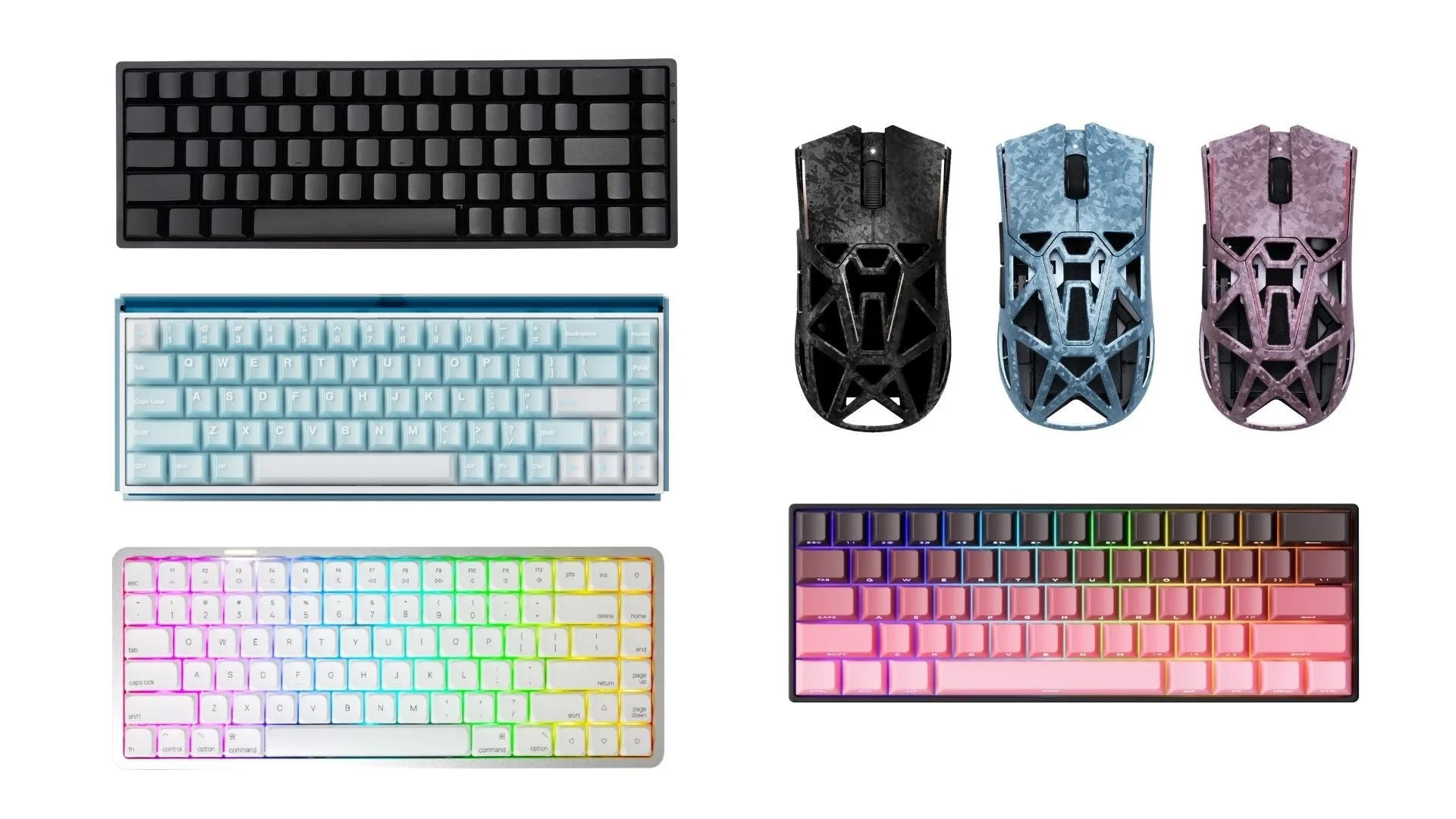 キーボードとマウスのコレクション