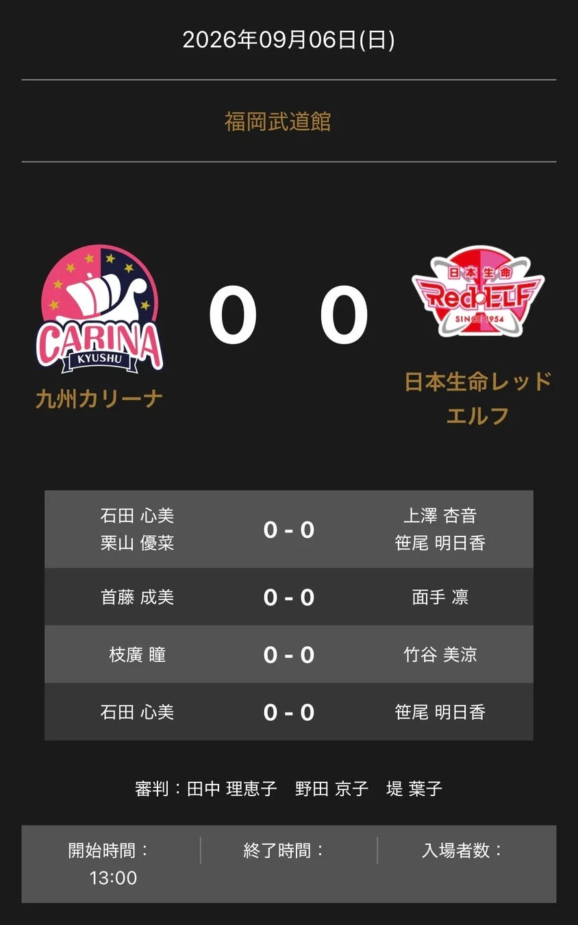 対戦オーダー