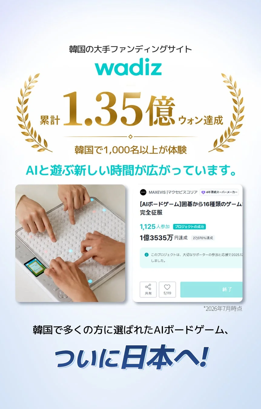 AIと遊ぶ新しい時間が広がっています。